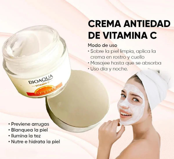 CREMA VITAMINA C ANTOXIDANTE BIOAQUA