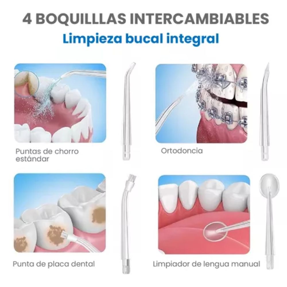 Irrigador Limpiador Bucal De Dientes