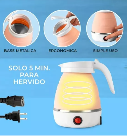 Hervidor De Agua Eléctrico Portátil 110V